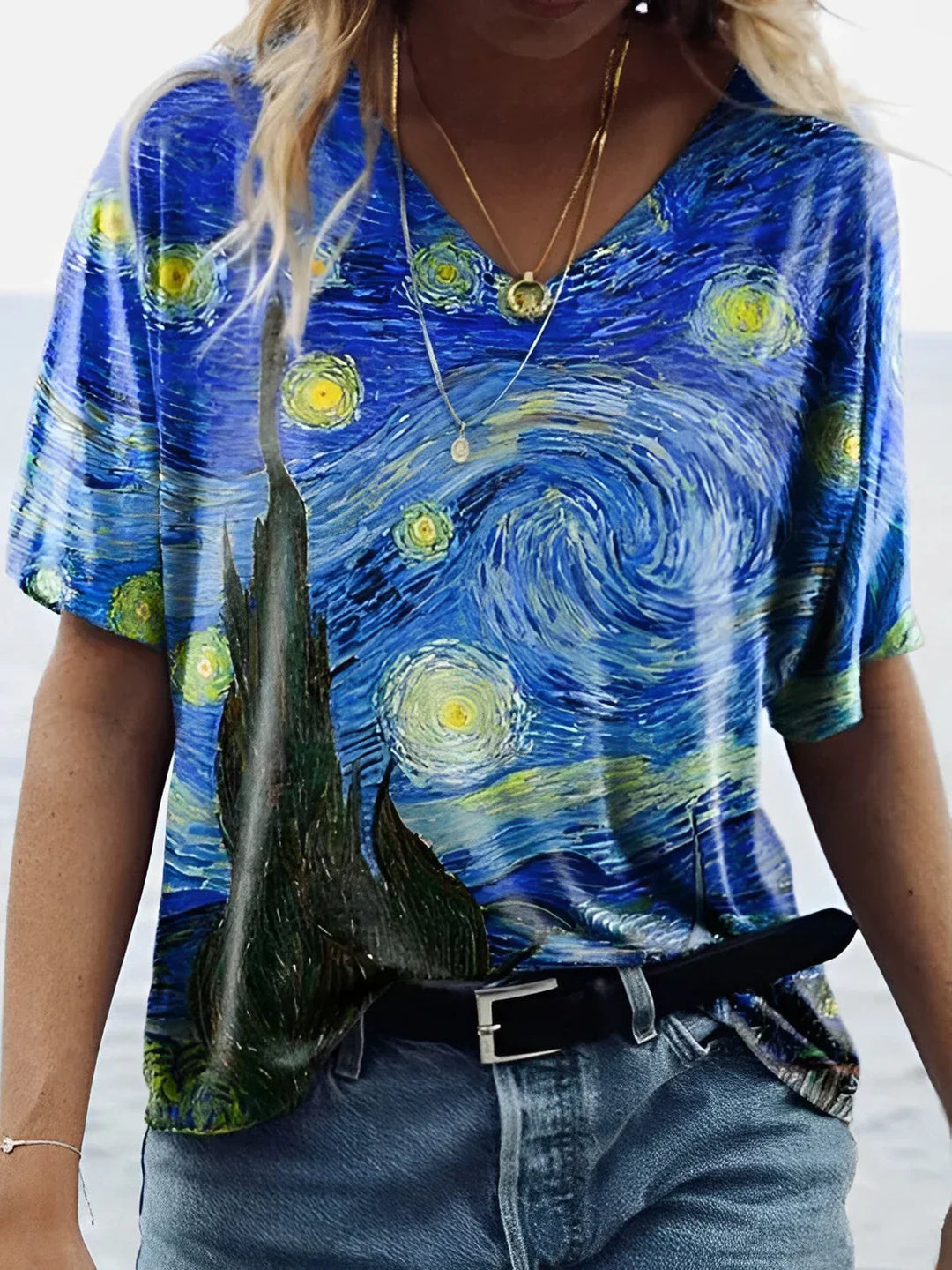 Jane - T-shirt ciel étoilé
