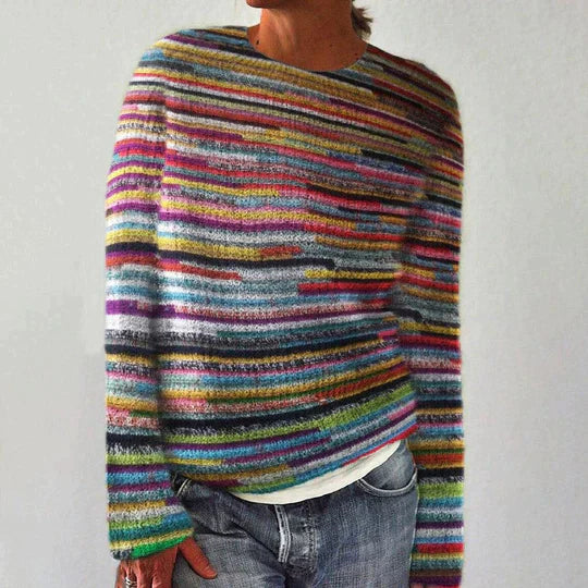 Edafel Pull vintage – Douillet, élégant et stylé pour la saison hivernale