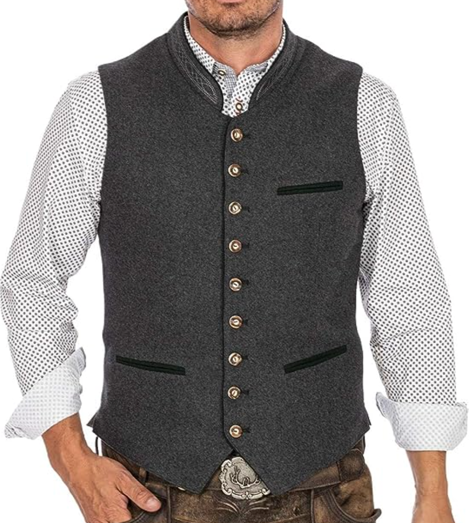 Charlie - Le gilet traditionnel stylé et unique pour hommes