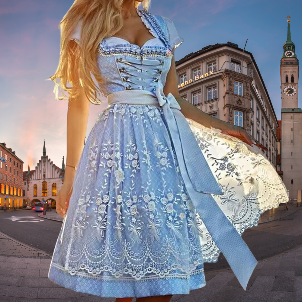 Lilly | Trachtig - Einzigartige Tracht für Damen mit Schürze und Bluse