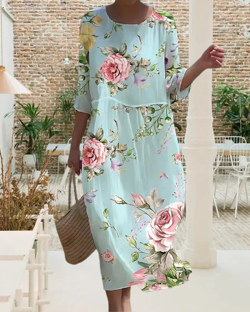 Elizabeth - robe de loisirs avec motif floral