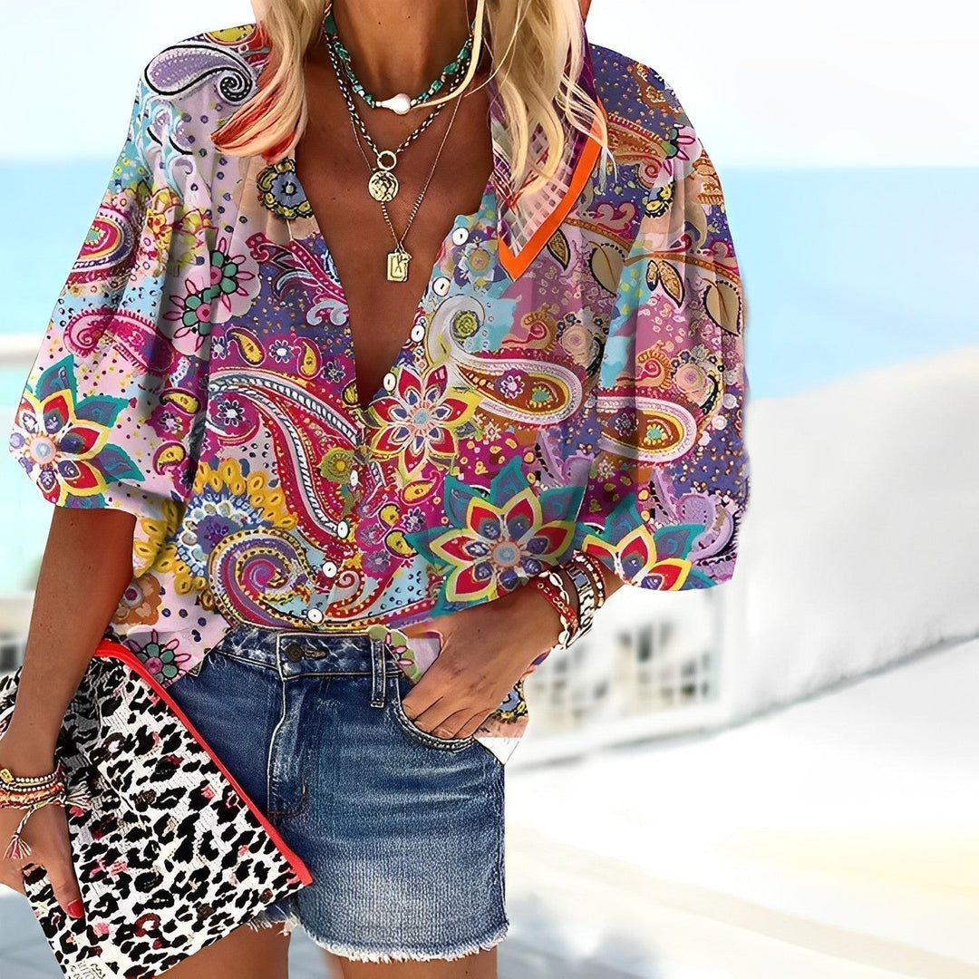 VIRE - Chemise avec impression mandala