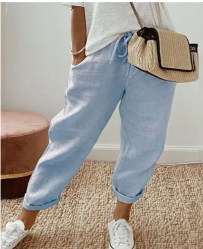 Pantalon tendance LIEN – Pantalon polyvalent élégant et confortable