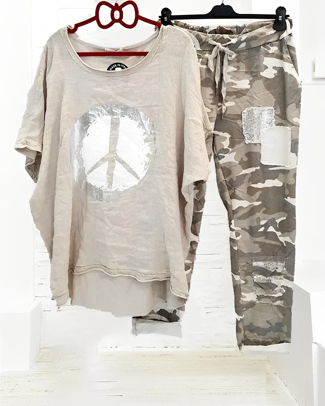 Lucia Comér - Ensemble de pyjama élégant Peace & Love