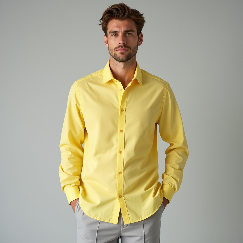 Chemise business homme coupe slim avec stretch confortable et col classique