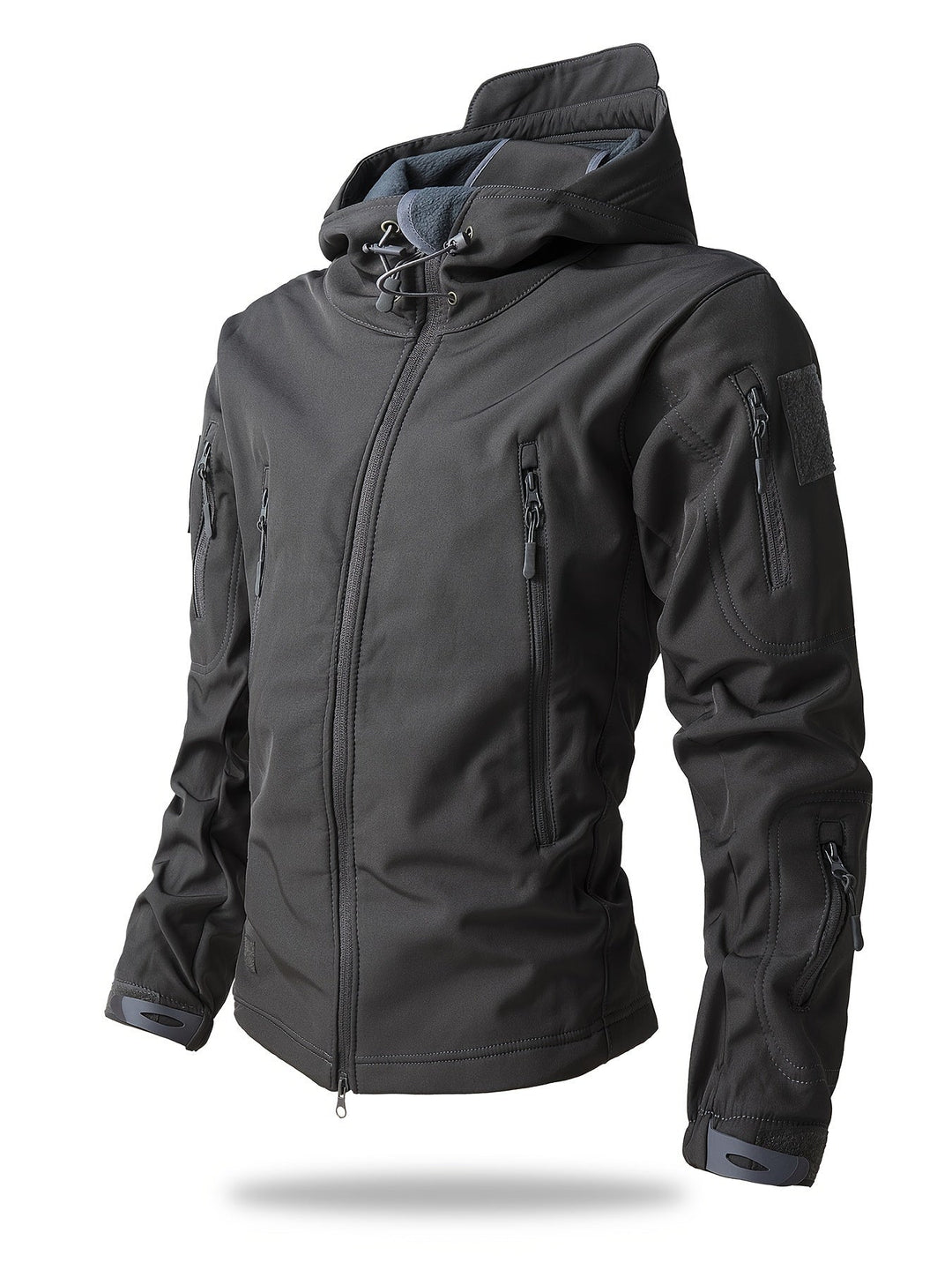 Veste coupe-vent à fermeture éclair tactique pour activités de plein air pour hommes | Parfait pour les activités de plein air