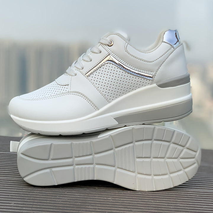 Lässige Einfarbige Sneaker für Damen | Ideal für den Alltag