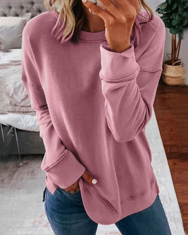 Viviana - Einfarbiges Sweatshirt