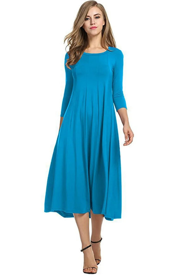 Magdalena – Robe maxi élégante ligne A avec