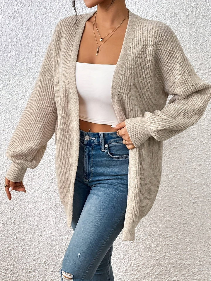 Eleganter warmer Baumwollstrickwaren-Cardigan für Damen | Ideal für den Winter