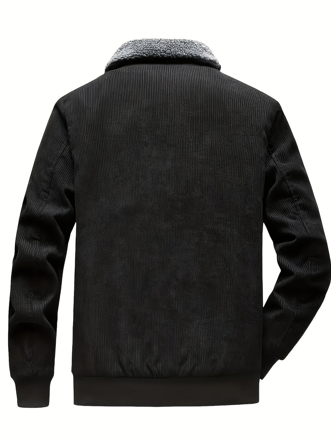 Casual with Label Patch Fleece Lined Winter Jacket for Men | Ideal for winter