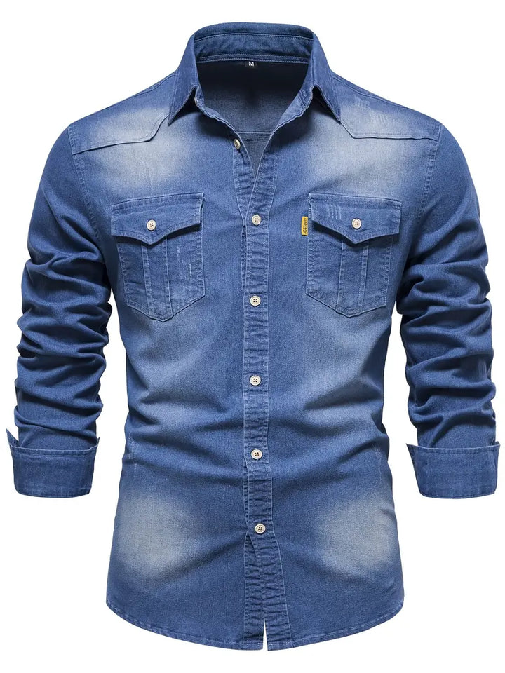 George - Camicia di jeans elasticizzata in cotone