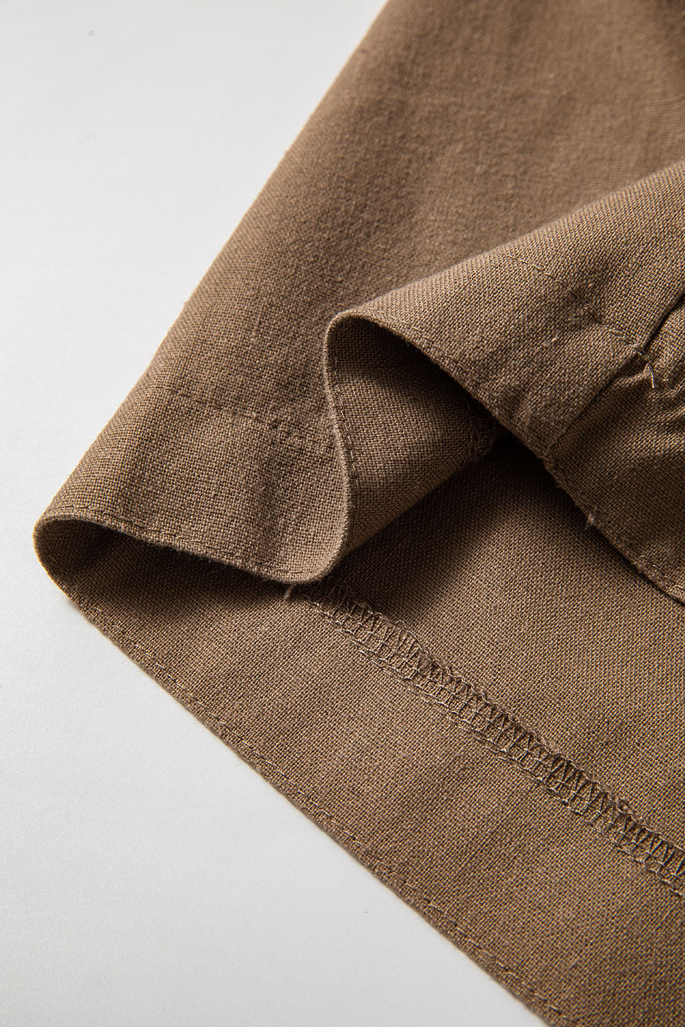 Desert Palm Baumwoll Leinen Weitbein Hose Für Frauen