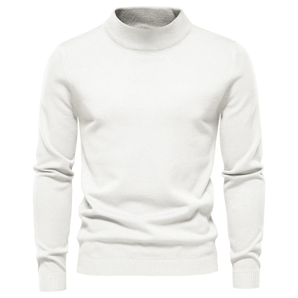Sanford - Fashionable sweater with small turtleneck