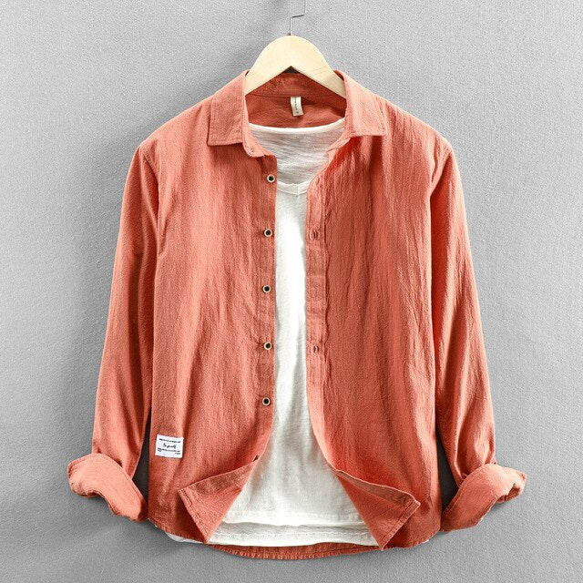 JACKSON - Chemise unie 100% coton