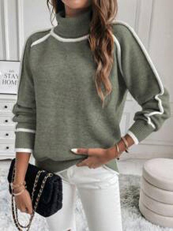 Capri - Maglione - Elegante - Foderato caldo, materiale lussuoso - Ideale per l'inverno per donna