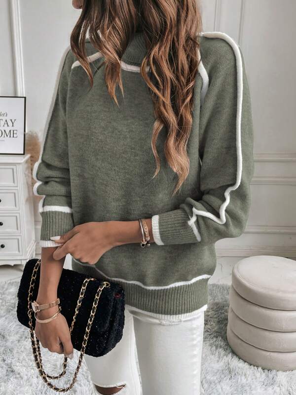 Capri - Maglione - Elegante - Foderato caldo, materiale lussuoso - Ideale per l'inverno per donna