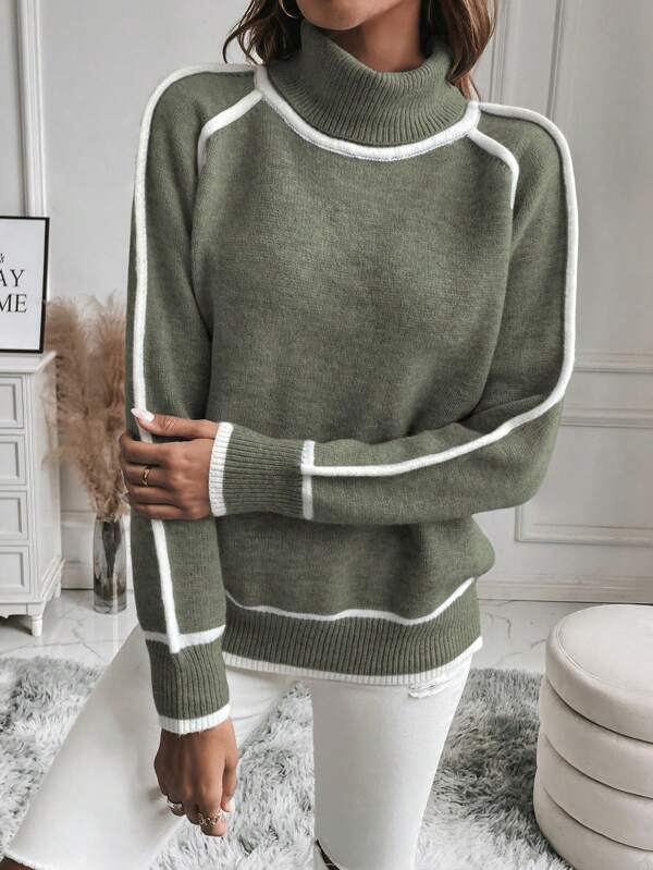 Capri - Maglione - Elegante - Foderato caldo, materiale lussuoso - Ideale per l'inverno per donna