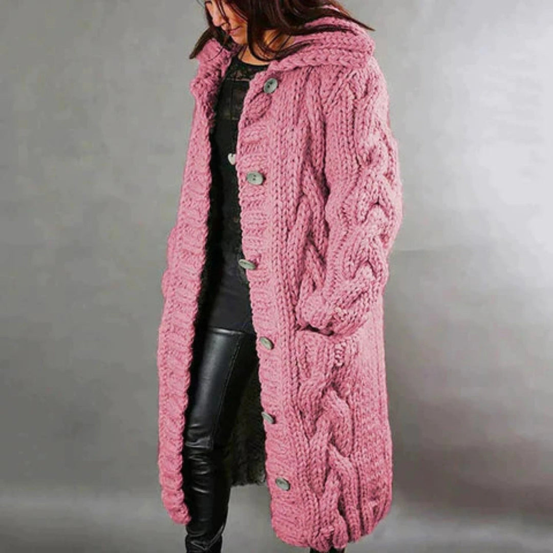 Cardigan oversize in maglia per donna | Perfetto per l'inverno
