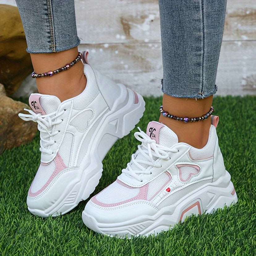 Stilvolle Leichte Strick-Cut-Out Sneaker für Damen | Perfekt für Casual Days