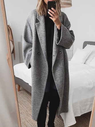 Cely | Comodo cappotto oversize con doppi bottoni