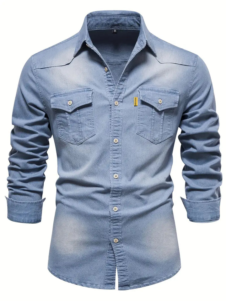 George - Camicia di jeans elasticizzata in cotone