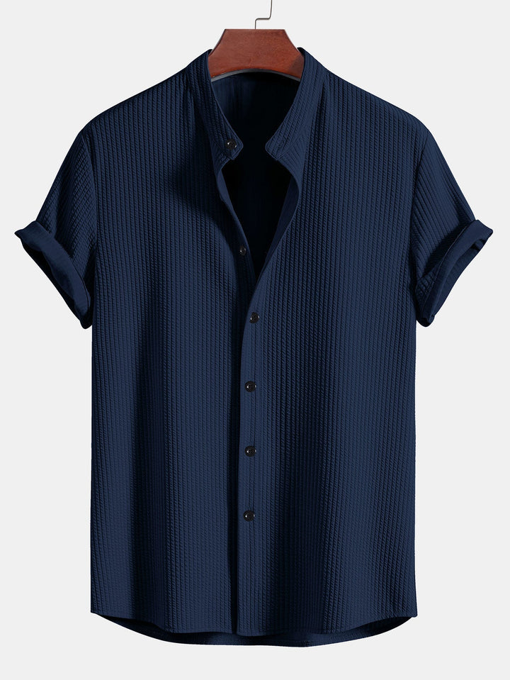 Sean | Men's shirt with stand-up collar