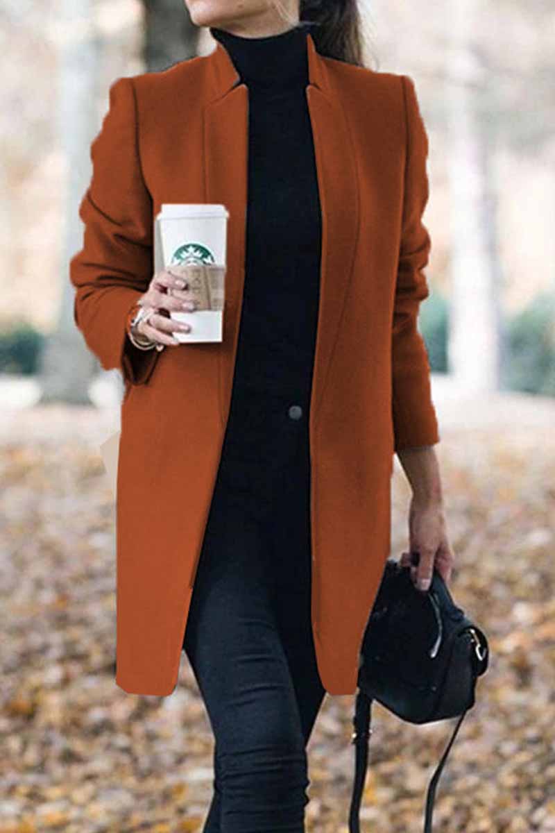 Amara - Cappotto elegante con collo alto