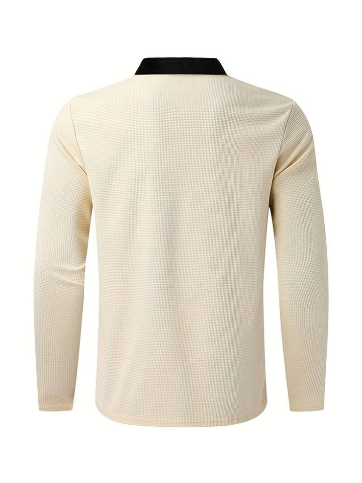 Ensemble pour homme en deux pièces – Ensemble de loisirs et survêtement d'entraînement à col montant à la mode