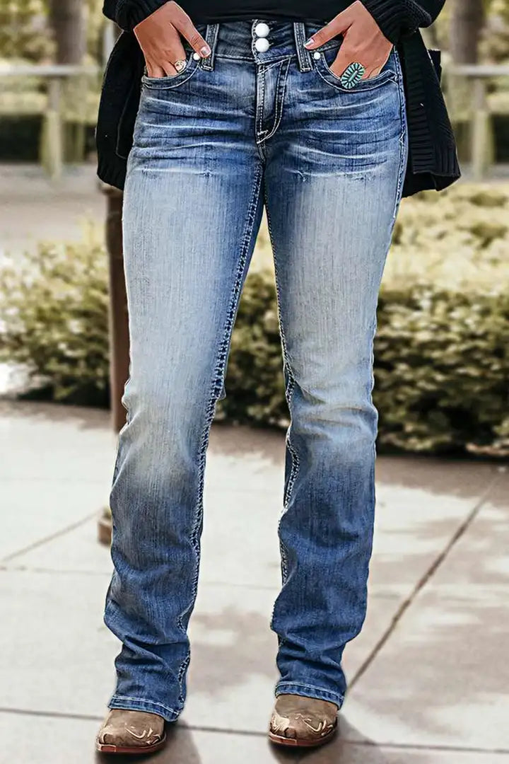 Vespera - Jeans - Chic/Élégant - Matériau luxueux - Adapté au quotidien pour femmes