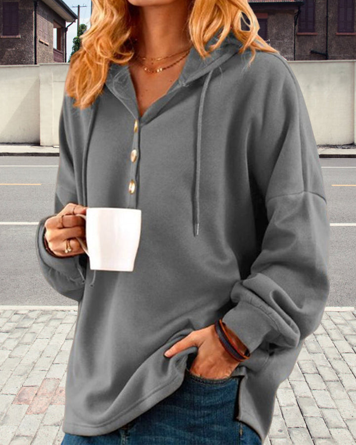 Bequemer Übergroßer Fleece Hoodie mit Kapuze für Damen | Perfekt für den Alltag