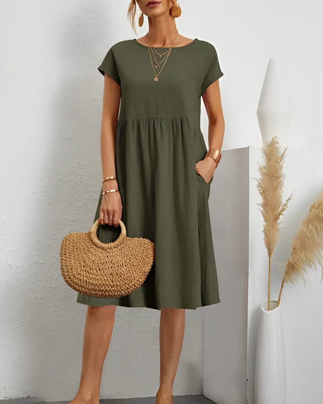 CELIA – Luftiges & Elegantes Baumwollkleid