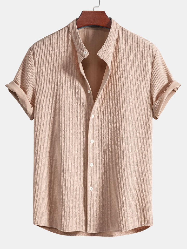 Sean | Men's shirt with stand-up collar