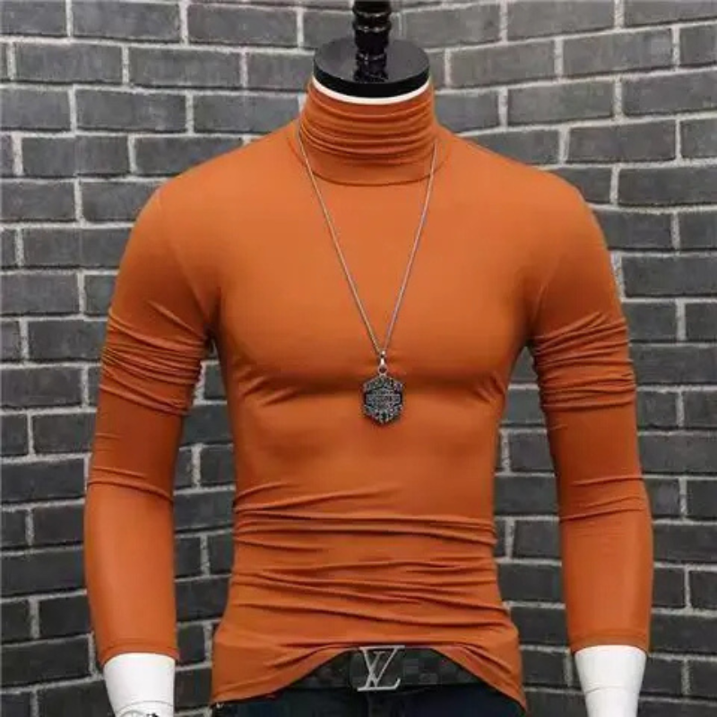 Maglione a collo alto alla moda