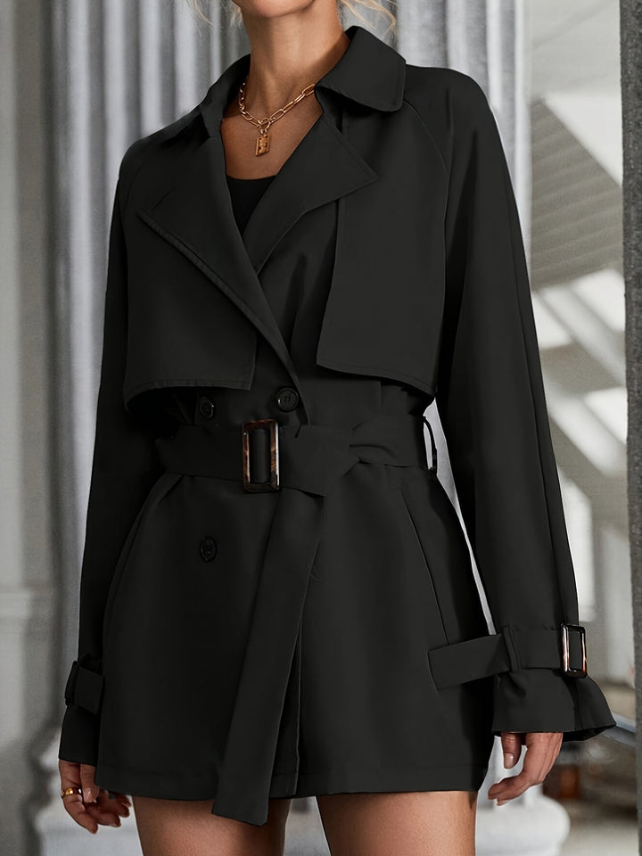 Trench-coat élégant avec ceinture et manches longues pour femmes | Idéal pour toutes les occasions