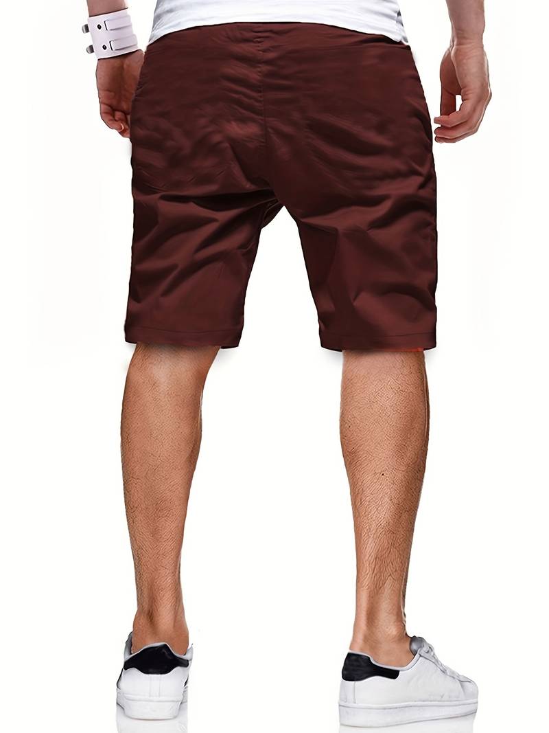 Herren Shorts mit Kordelzug – Bequeme Sommer-Shorts aus Baumwollmix für Freizeit, Sport & Streetwear Style