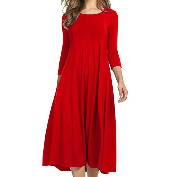 Magdalena – Robe maxi élégante ligne A avec
