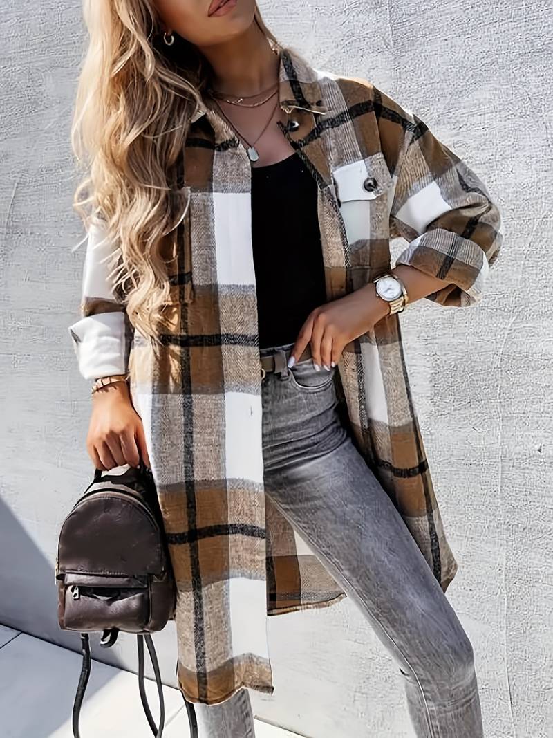 Alice - Camicia a quadri Giacche Cappotto