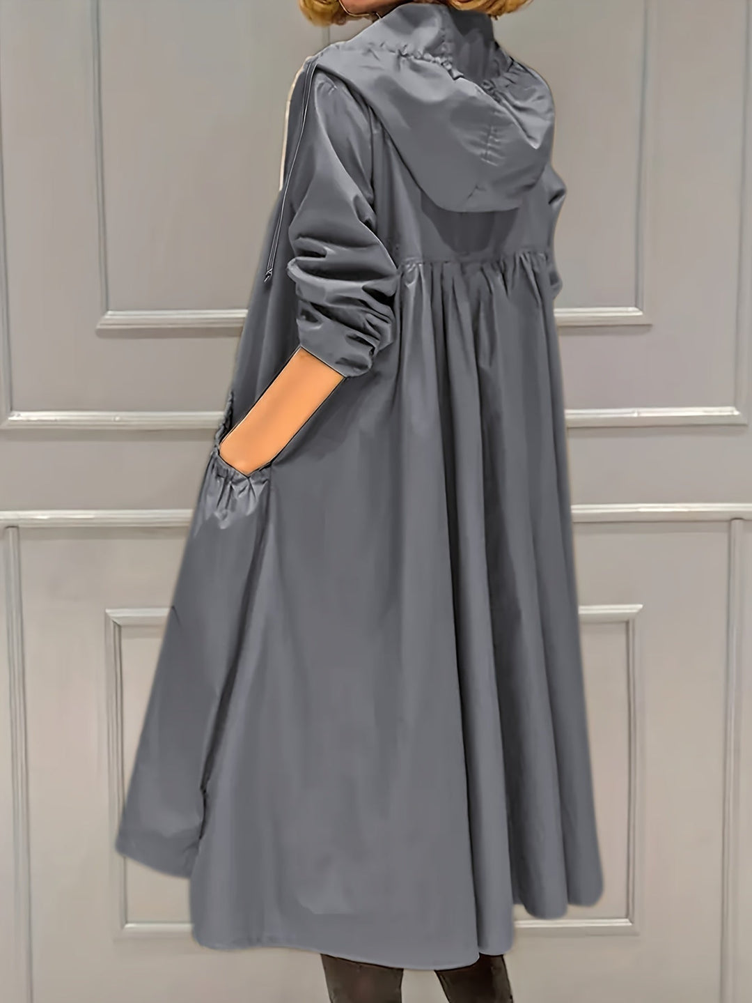 Stilvoller Vintage-Trenchcoat mit gegürteten langen Ärmeln für Damen | Perfekt für jeden Anlass