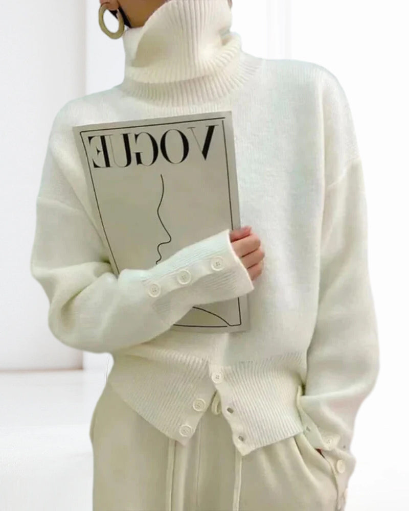 Harlowe - Maglione a collo alto - Elegante - Materiale di alta qualità - Adatto per tutti i giorni per donna