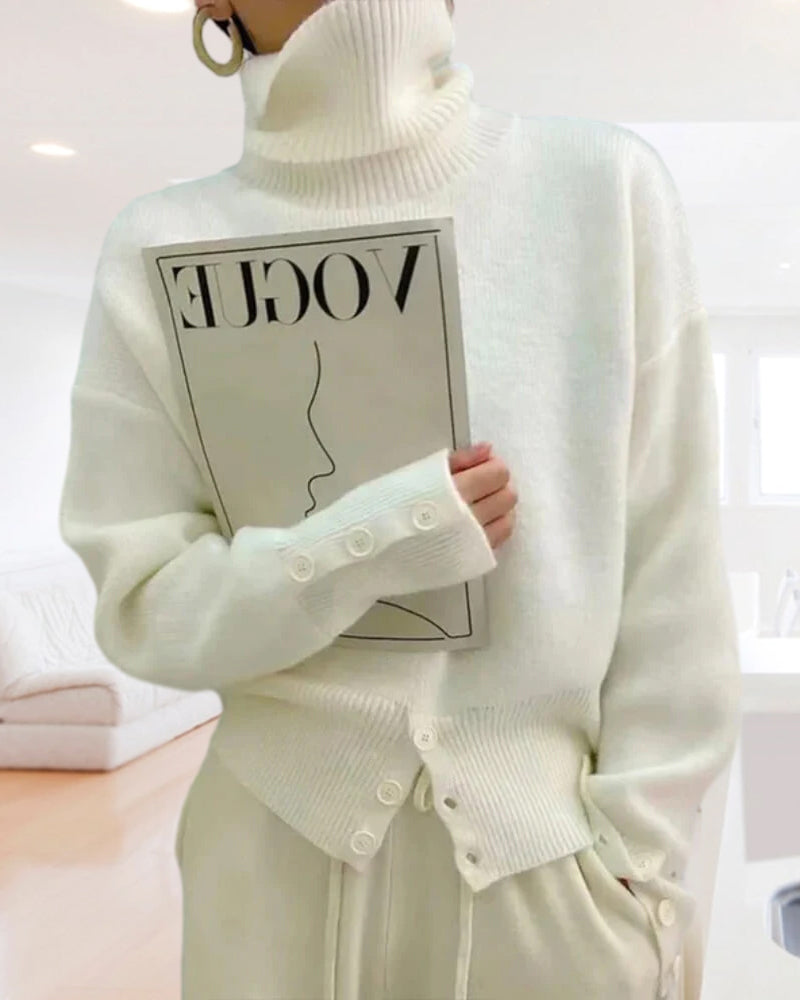 Harlowe - Maglione a collo alto - Elegante - Materiale di alta qualità - Adatto per tutti i giorni per donna