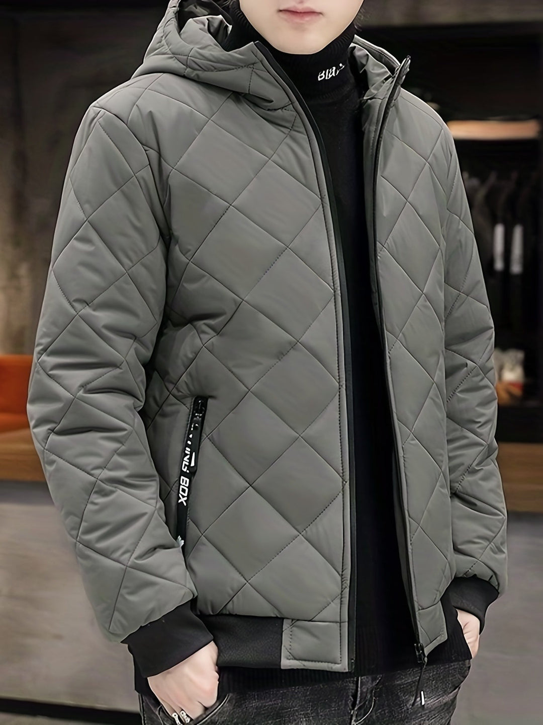 Veste d'hiver à capuche en peluche chaude pour hommes | Parfaite pour les activités de plein air