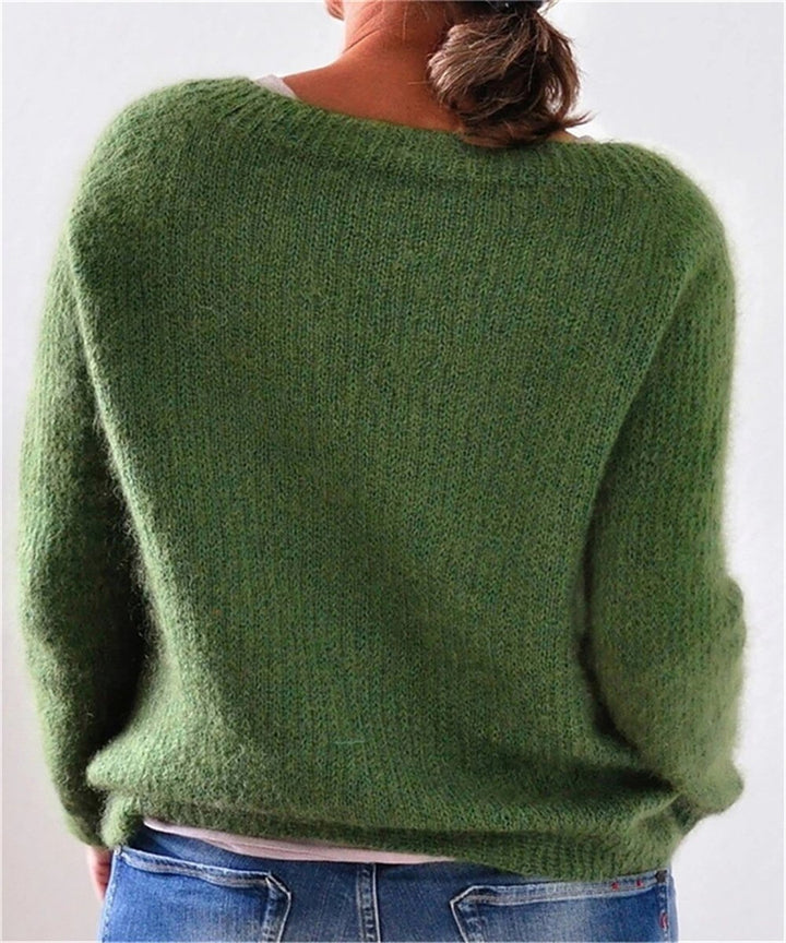 Fränze - Pull basique Brillance botanique
