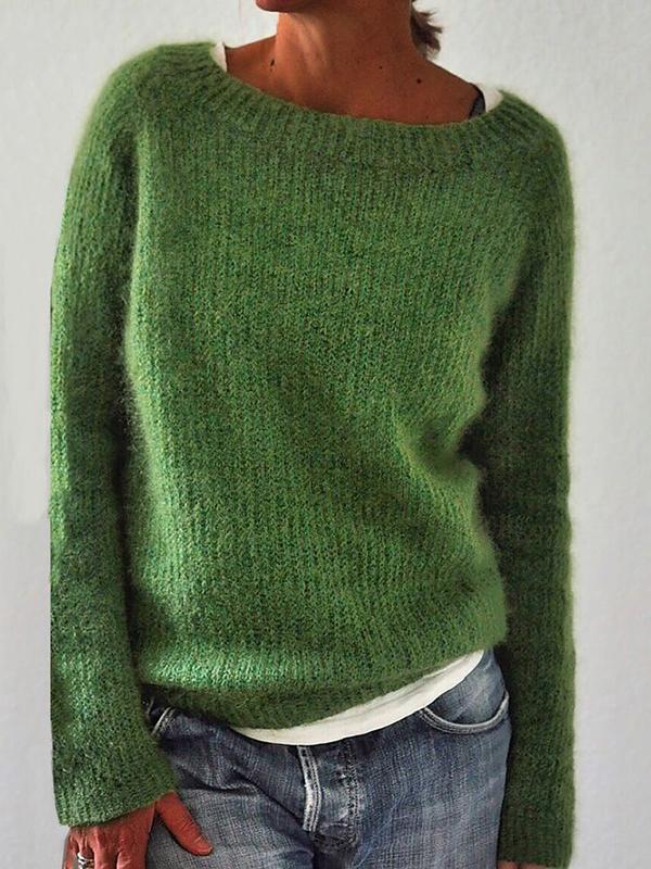 Fränze - Pull basique Brillance botanique