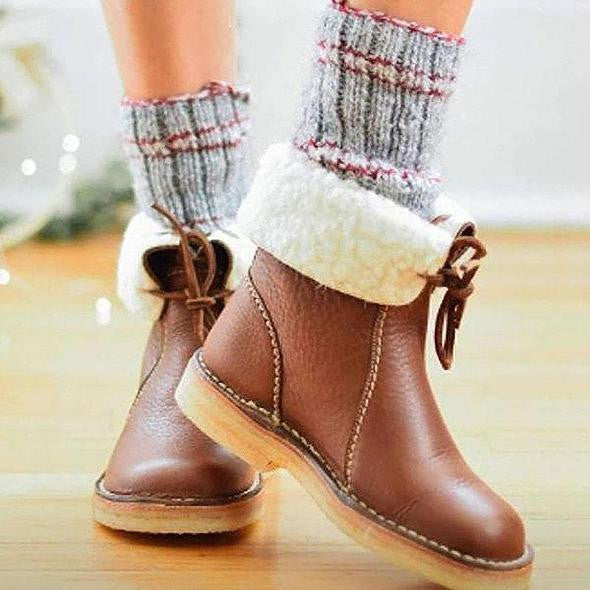 Bottes étanches avec doublure en laine