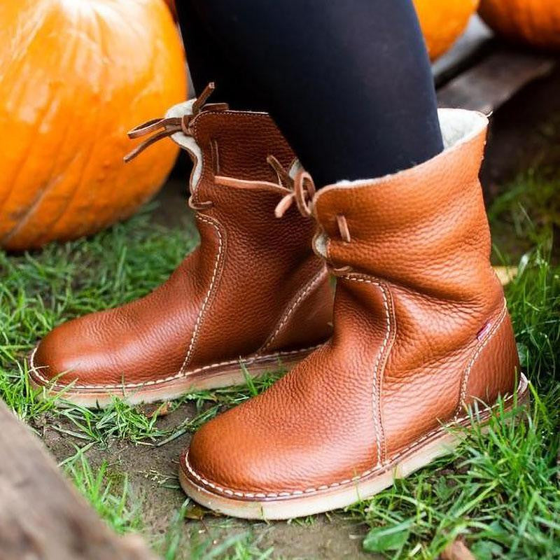 Bottes étanches avec doublure en laine
