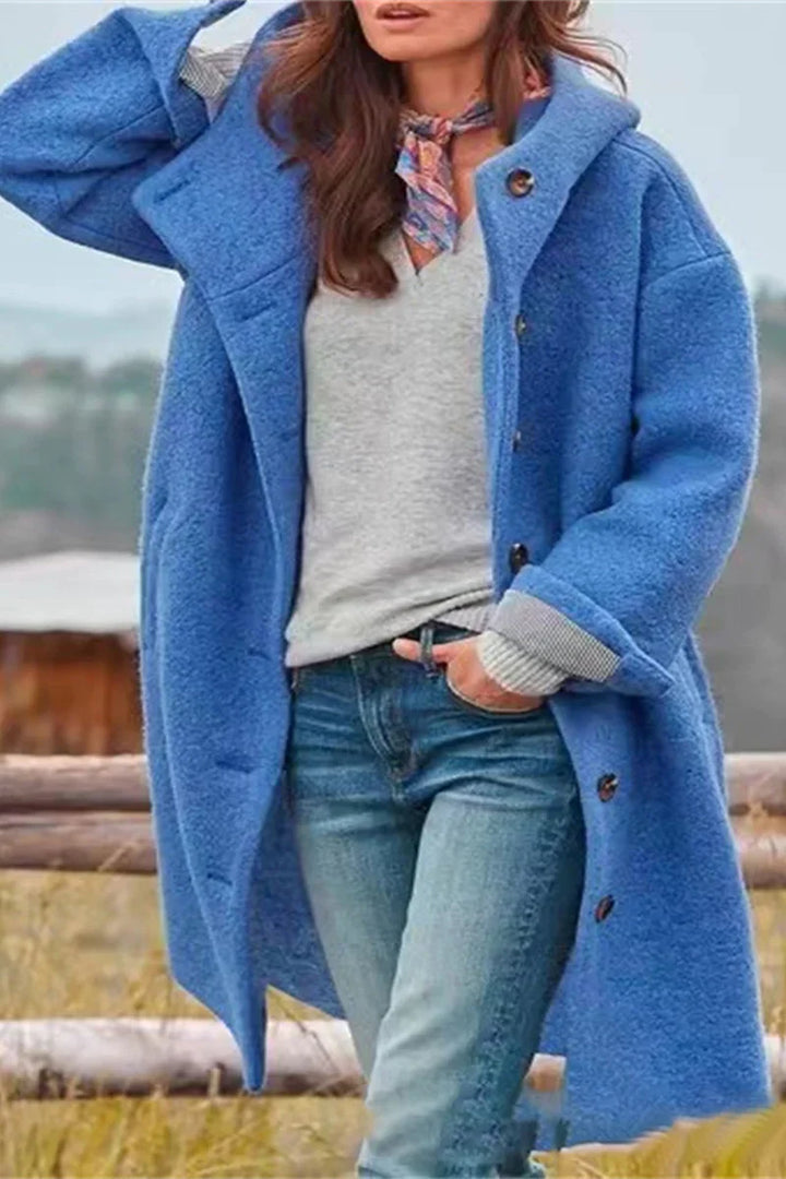 Crista | Elegante cappotto monocolore