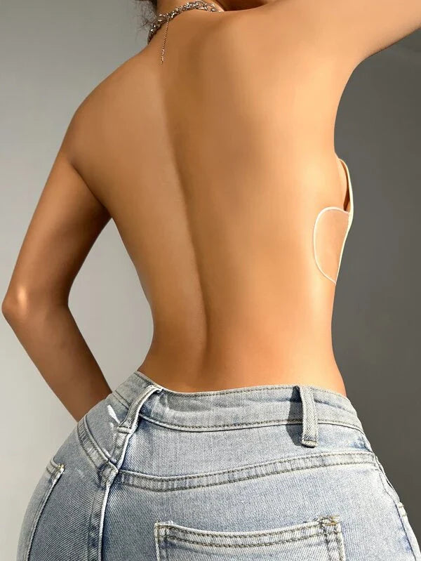 Reggiseno push-up con scollo a V profondo – senza schienale, supporto e invisibile sotto i vestiti