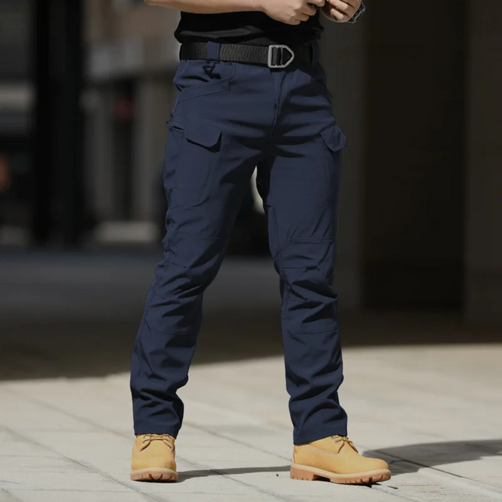 Pantalon cargo à plusieurs poches respirant pour homme avec fermeture éclair