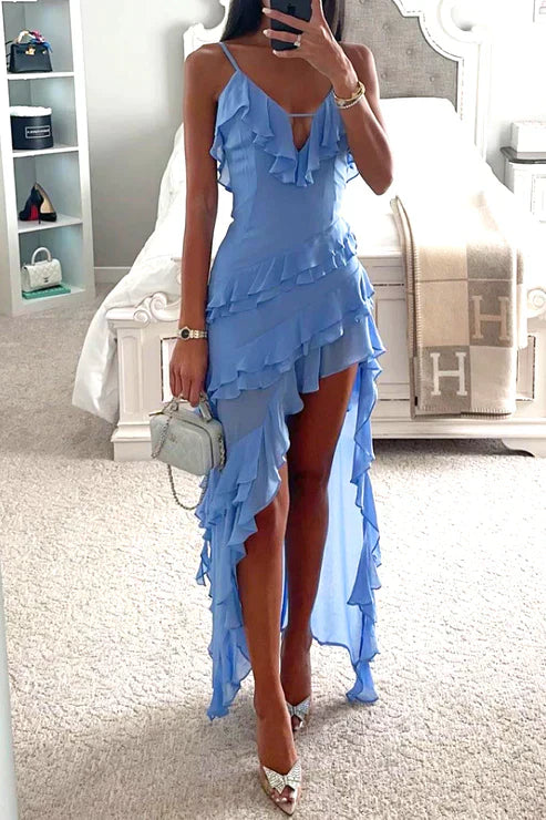 Theodora - Elegante vestito con volant